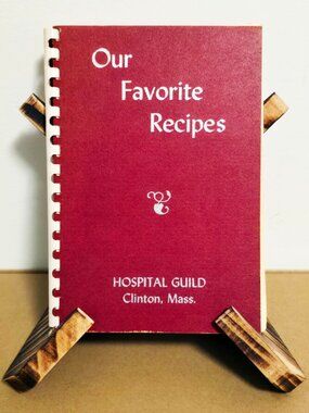 Vintage 1949 Community Cookbook Massachusetts Clinton MA Hospital Guild Recipes
